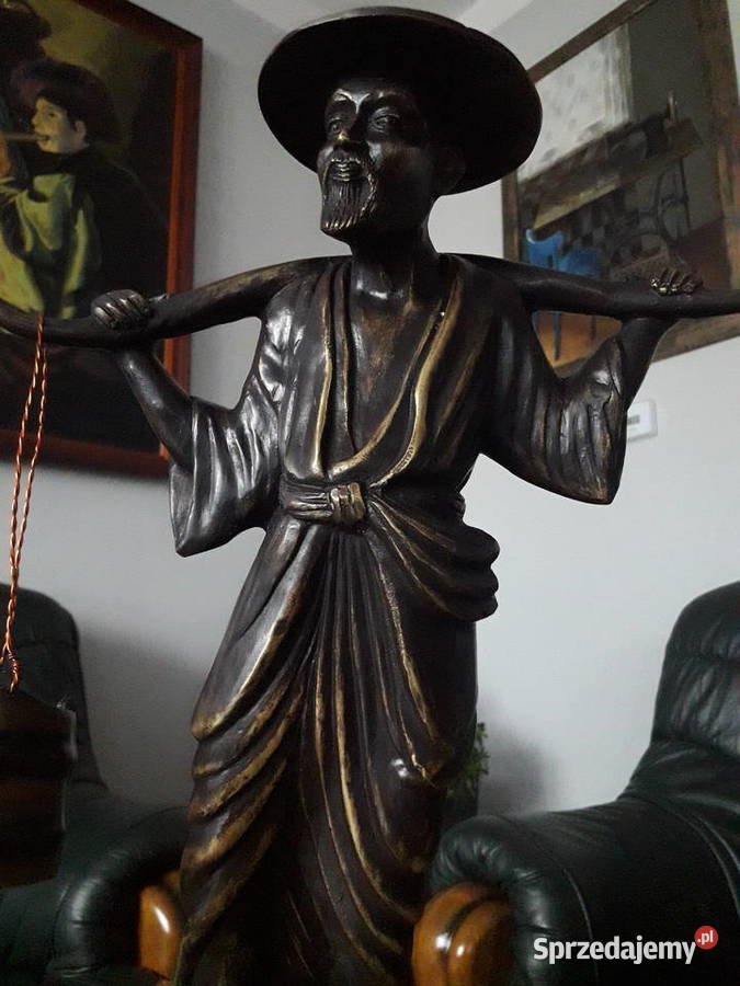 Antyczna figura z brązu Dynastia Qing 1900 r lubelskie Janów Lubelski sprzedam