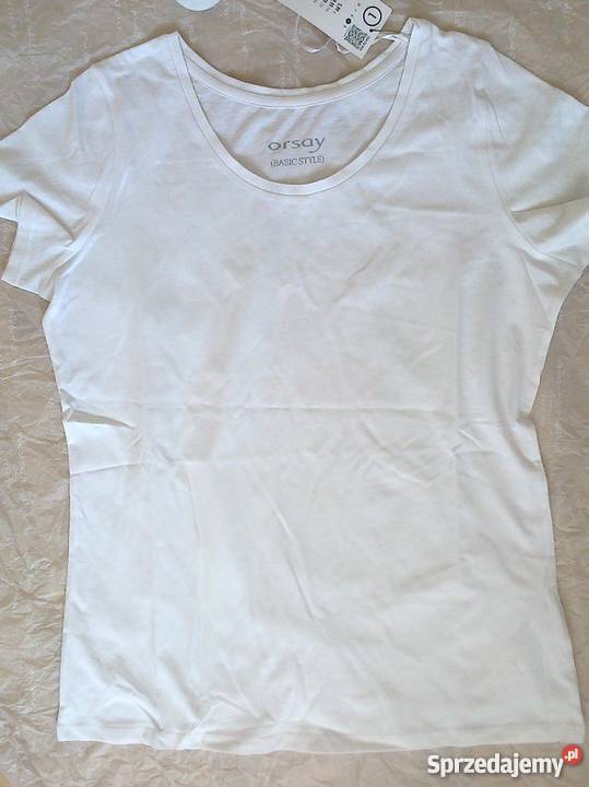 biały tshirt Orsay L Bluzki i koszule Olkusz
