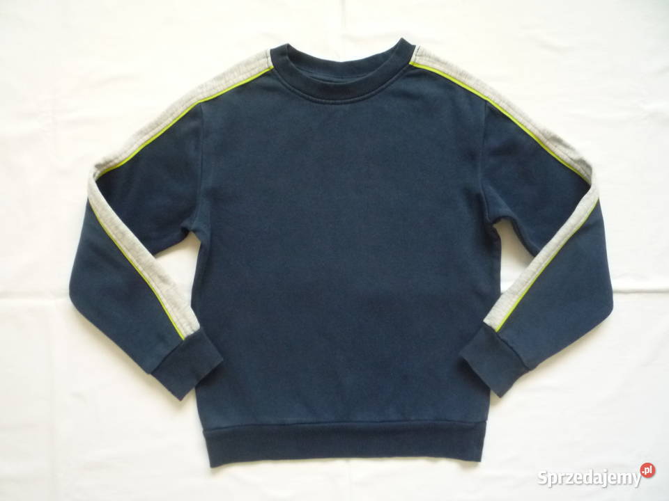 HM 122128 Bluza Granatowa szara Ciepła