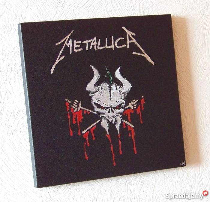 Metallica Rzezbiony obraz w blasze Grawerka Sandomierz