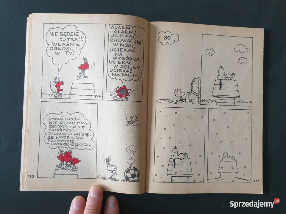 Fistaszki Trzecie Spotkanie wydanie pierwsze czarno-biały  Komiksy Gdynia sprzedam