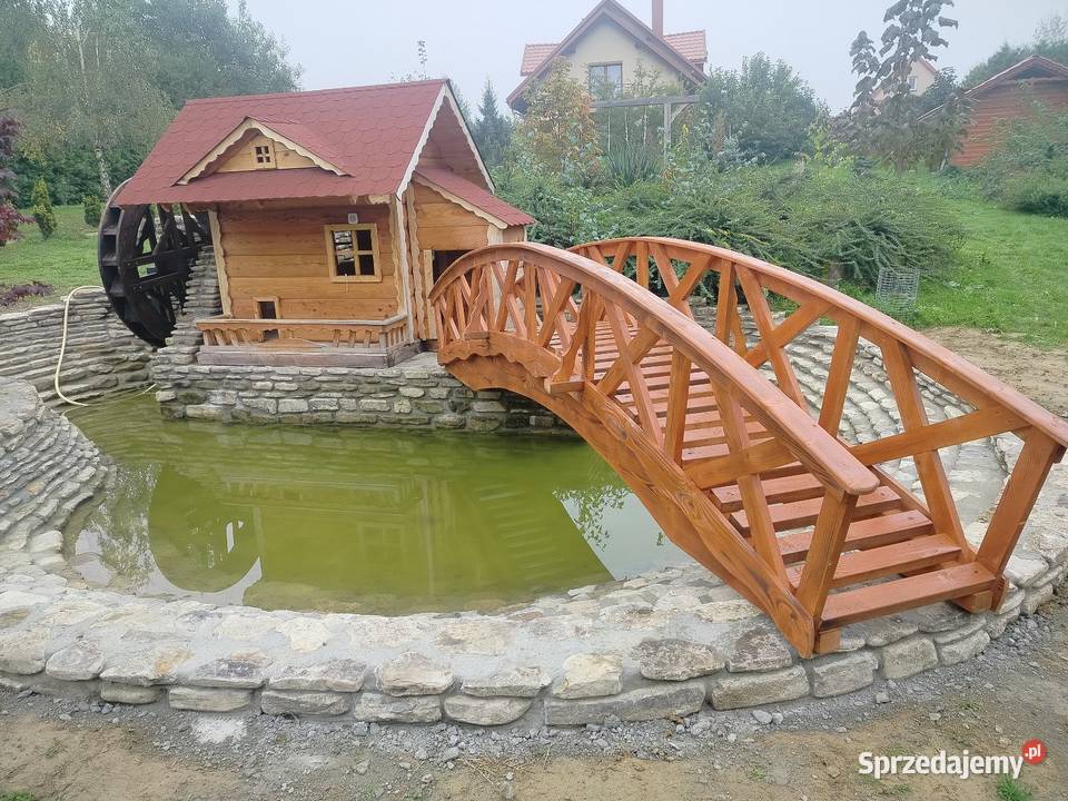 Kładka mostek do oczka wodnego stawu Bircza sprzedam