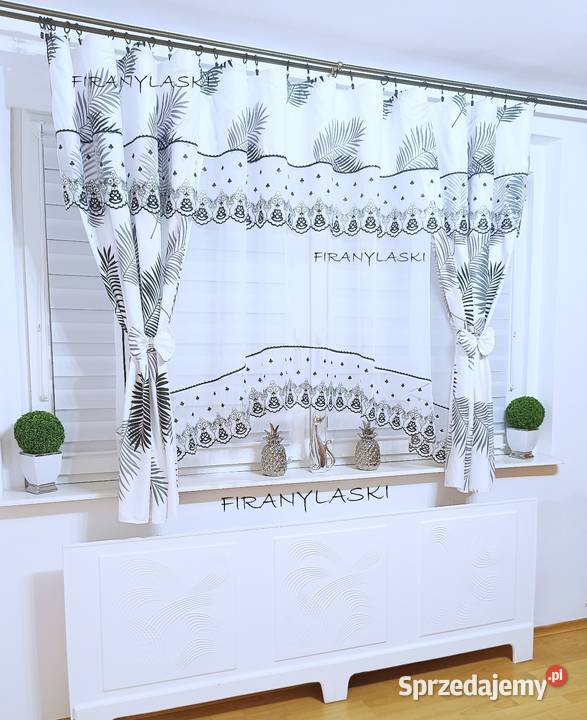 Komplet Zasłony i firanka Firany do pokoju Wystrój okien Świdnik