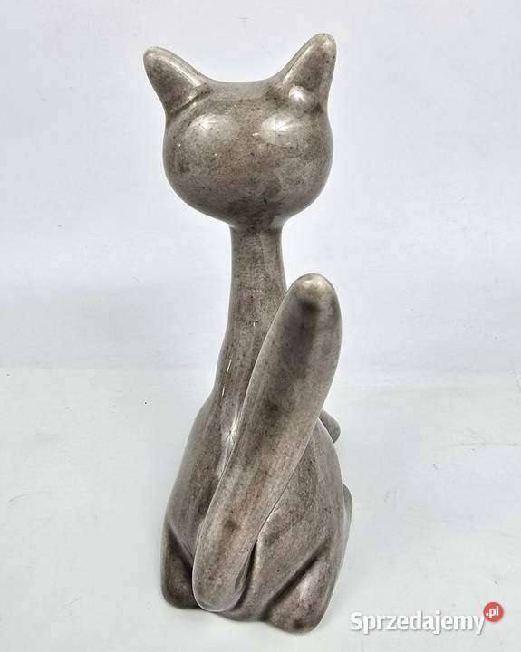 Kot midcentury modern ceramika Faianta sprzedam