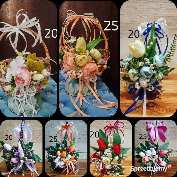 Dekoracja do koszyka wielkanocnego 15x15 Koszyce