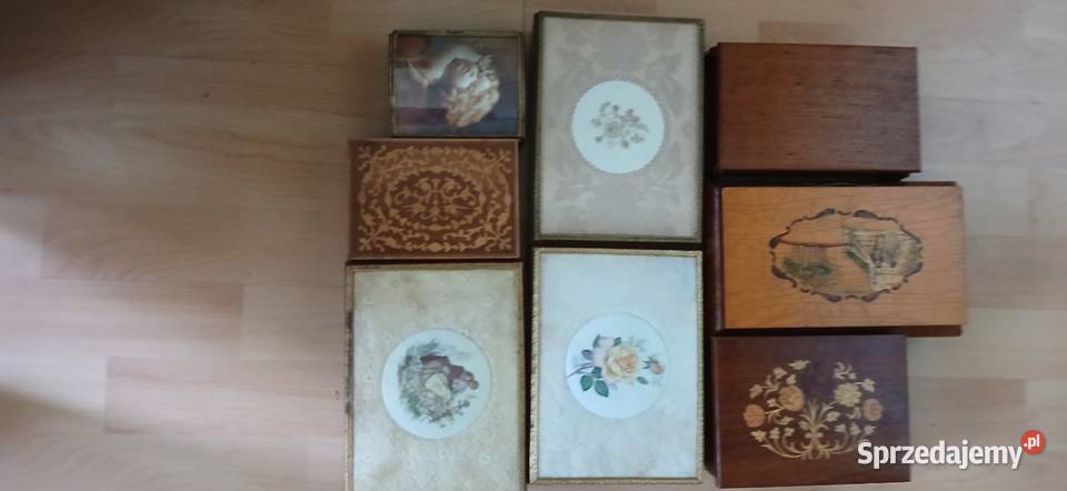 Stara szkatułka z pozytywka Szwajcaria Anglia Kraków