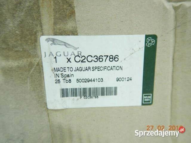 KANAŁ POWIETRZA PRAWY JAGUAR XJR XJ8 0809 Kierownice powietrza