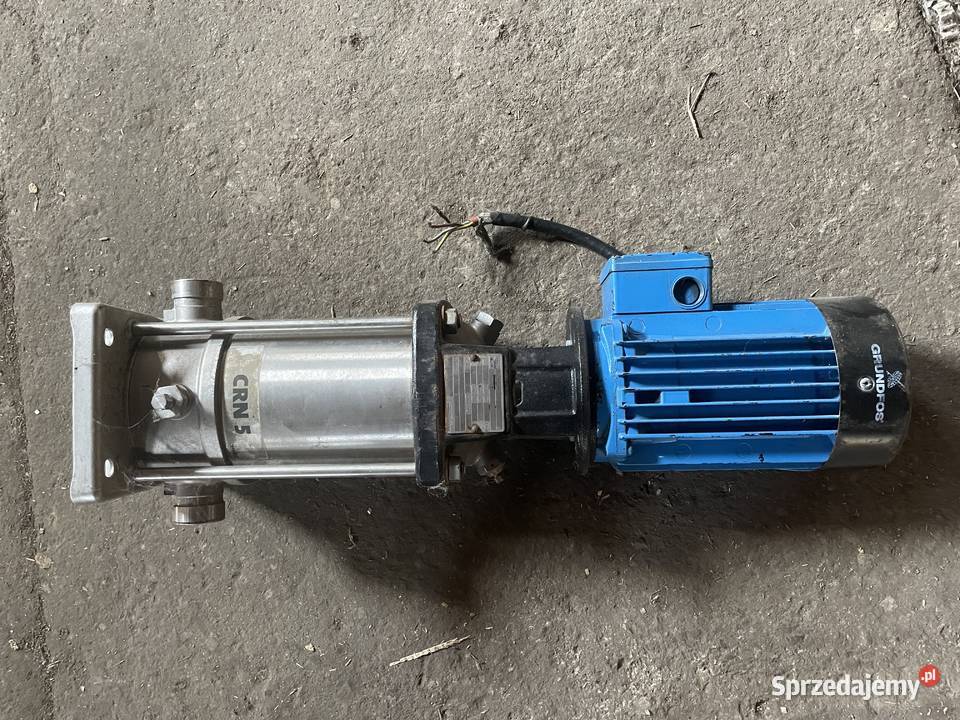 Pompa pionowa Grundfos CRN 57 58 m3h 11kw Instalacje Lidzbark Warmiński