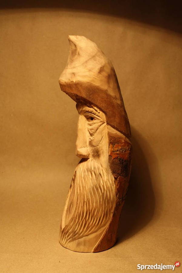 Rzeźba Dziad Duch lasu prezent Wadowice