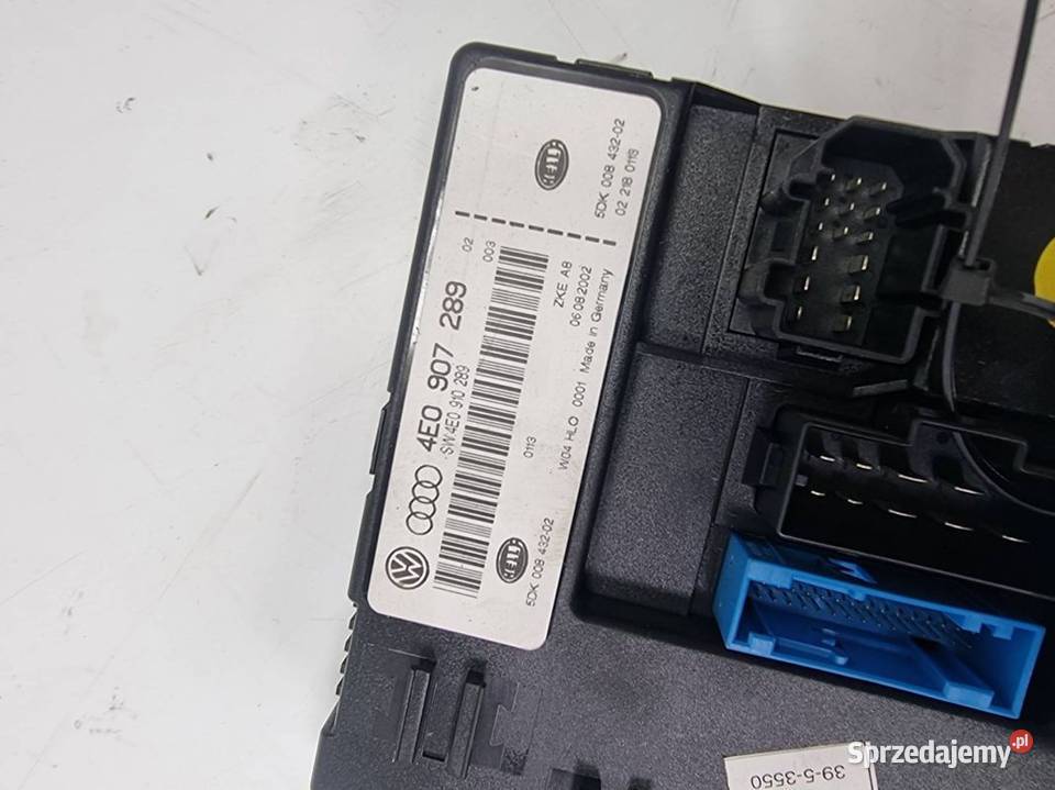 MODUŁ AUDI A8 D3 4E0907289 Lipno