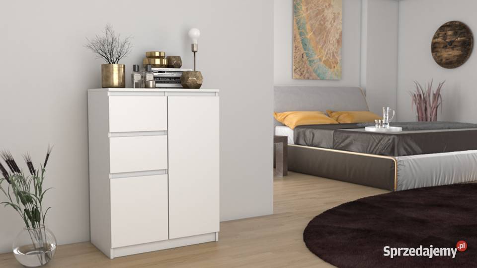 Komoda Malwa 2D2S BIAŁY
