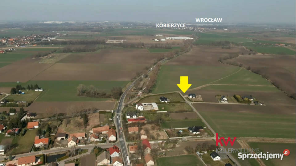 Działka 1294m2 Cieszyce inwestycyjna