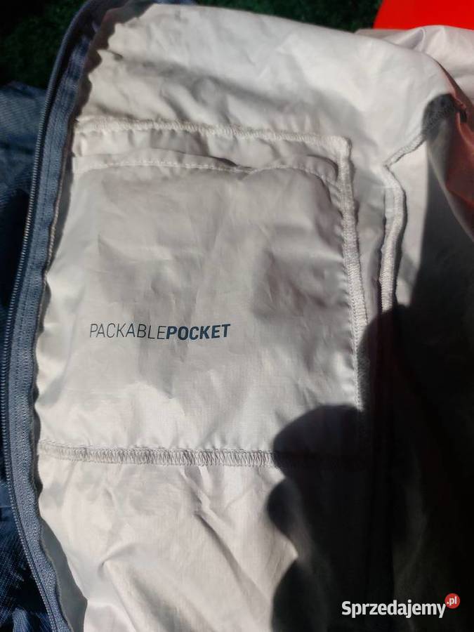 Kurtka wiatrówka ultralight hiking turystyczna niebieski Odzież sportowa lubelskie Biała Podlaska