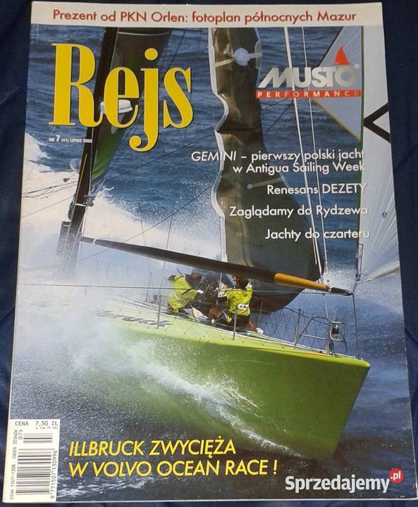 Rejs Magazyn żeglarzy i motorowodniaków 9 Rok wydania 2001 Chełm