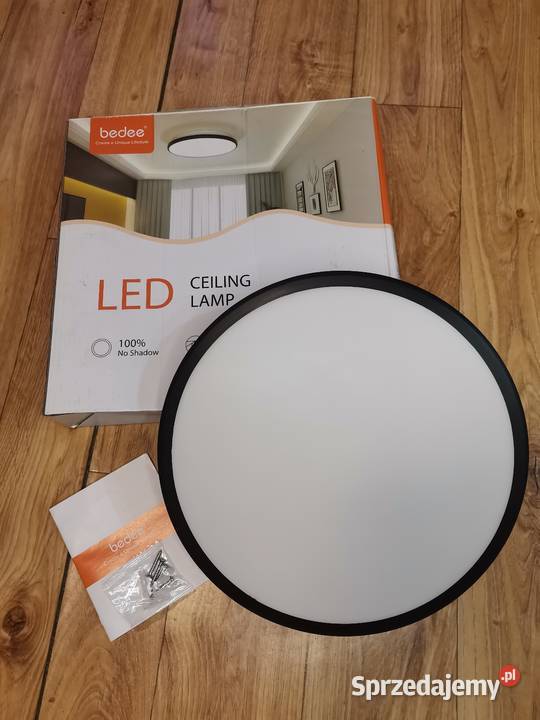 BEDEE LAMPA SUFITOWA LED 24W CIEPŁA BIEL 4000K