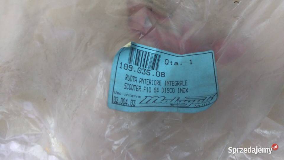 NOWA FELGA KOŁO ORGINAŁ MALAGUTI F10 503 podlaskie Bielsk Podlaski sprzedam