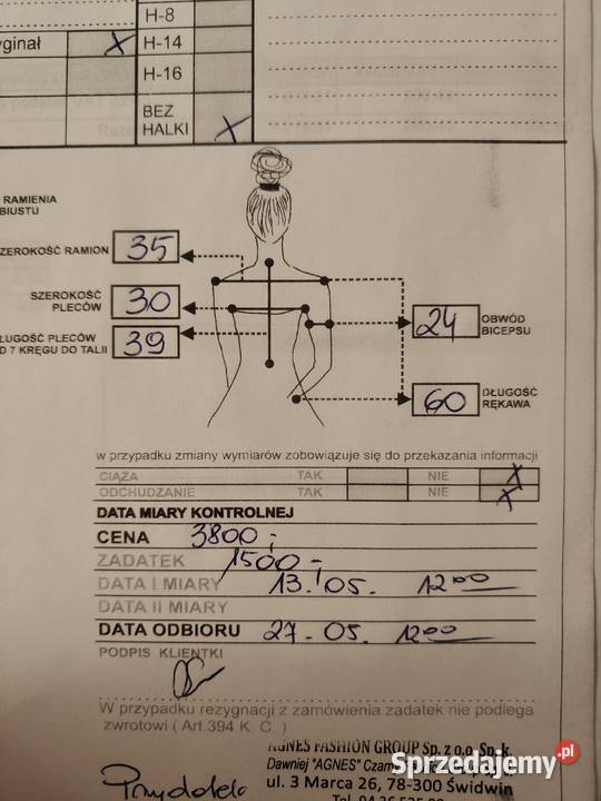 Suknia ślubna NOWA zachodniopomorskie Szczecin sprzedam