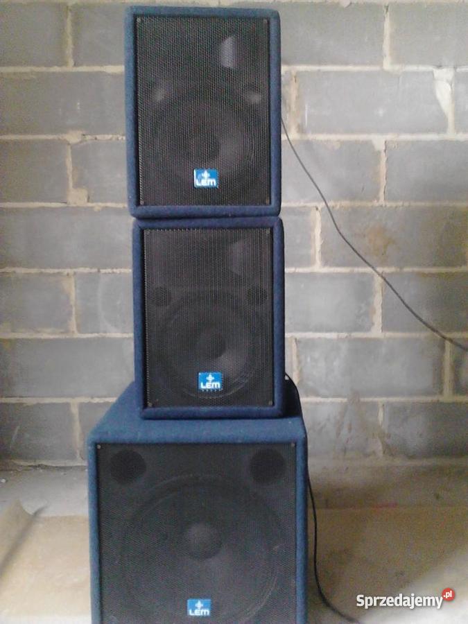 ZAWODOWE KOLUMNY LEM PFM 10X mikserym nagłośnienie mazowieckie Szydłowiec