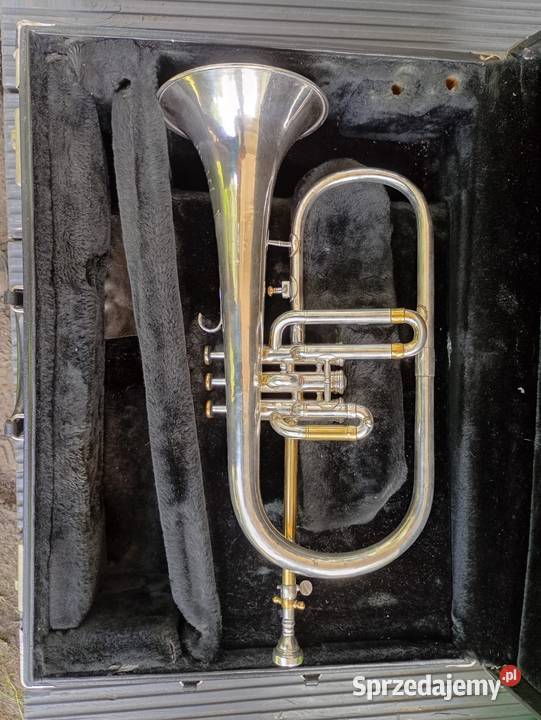 Zabytkowy flugelhorn śląskie Strumień