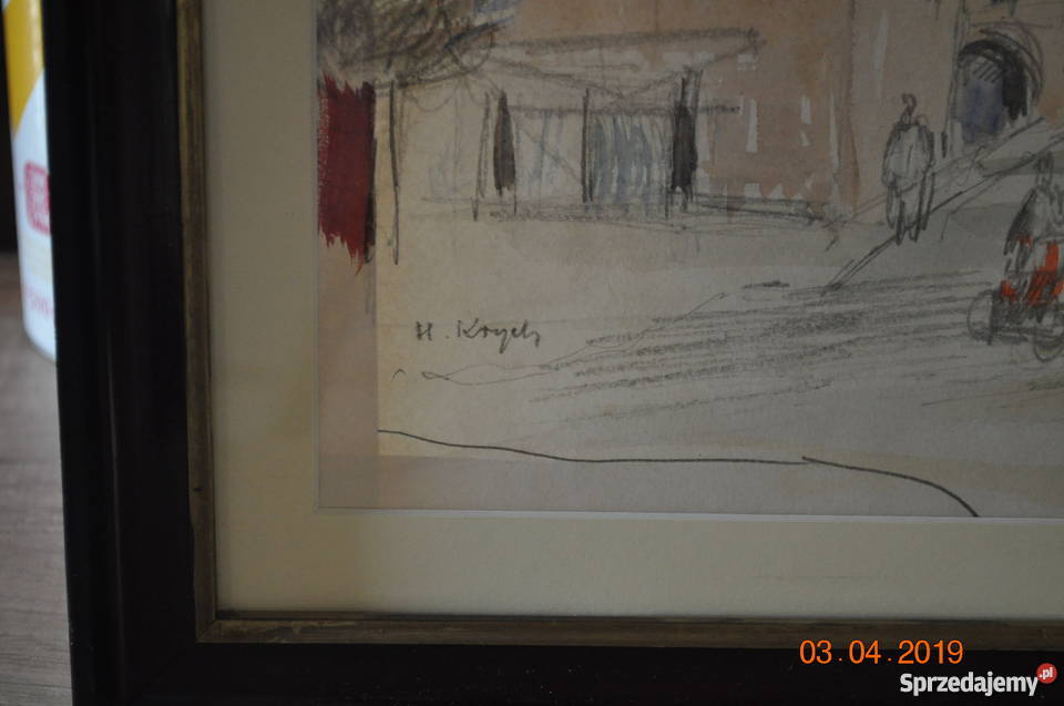 Henryk Krych Pejzaż miejski do negocjacji Warszawa