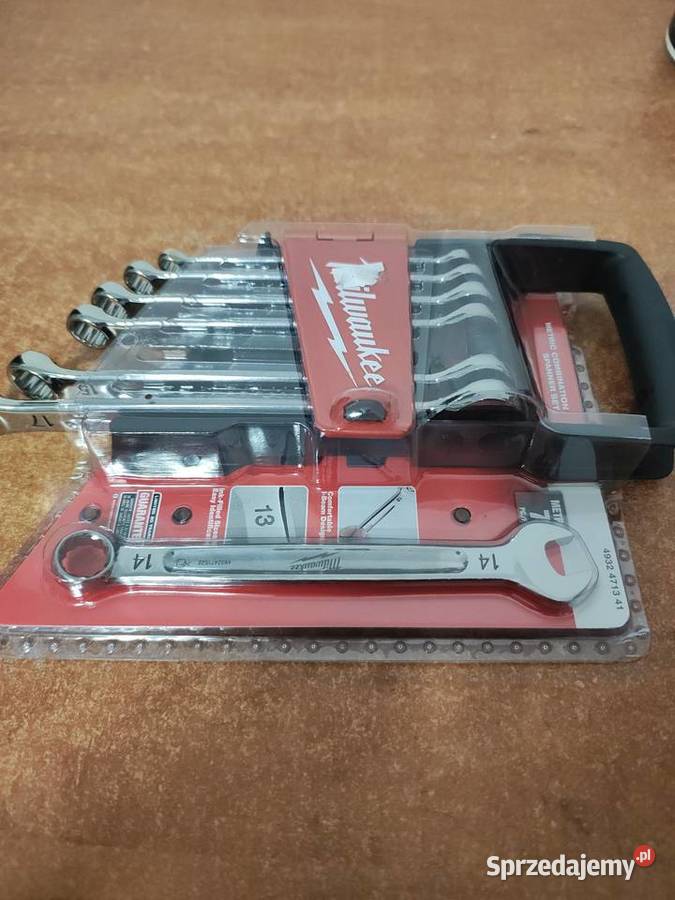 Zestaw kluczy płasko oczkowych Milwaukee sprzedam