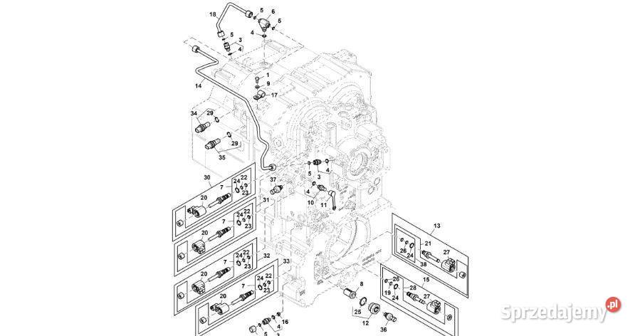 John Deere 9470RX Zawór elektromagnetyczny Jastrzębniki