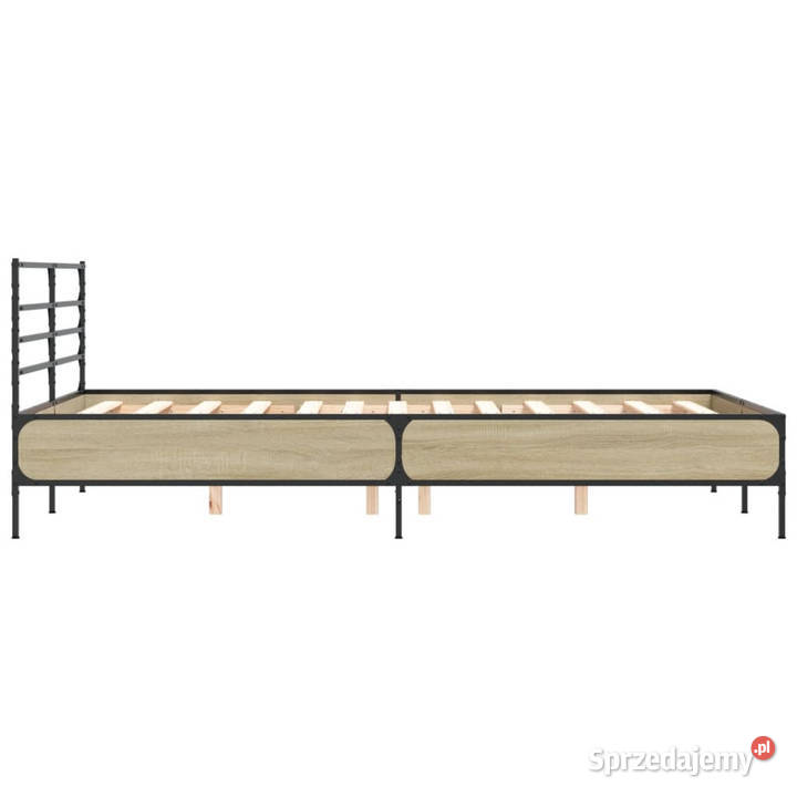 Rama łóżka dąb sonoma materiał drewnopochodny 123cm Warszawa