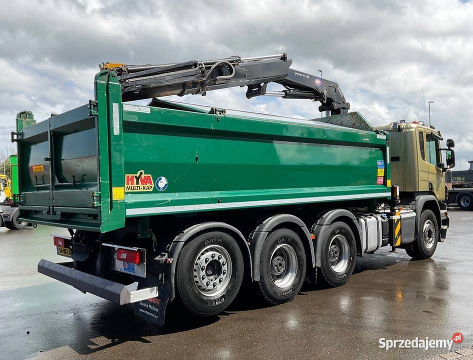 Wywrotka 8x4 bordnatic z dzwigiem Scania Rok produkcji 2015 Warszawa