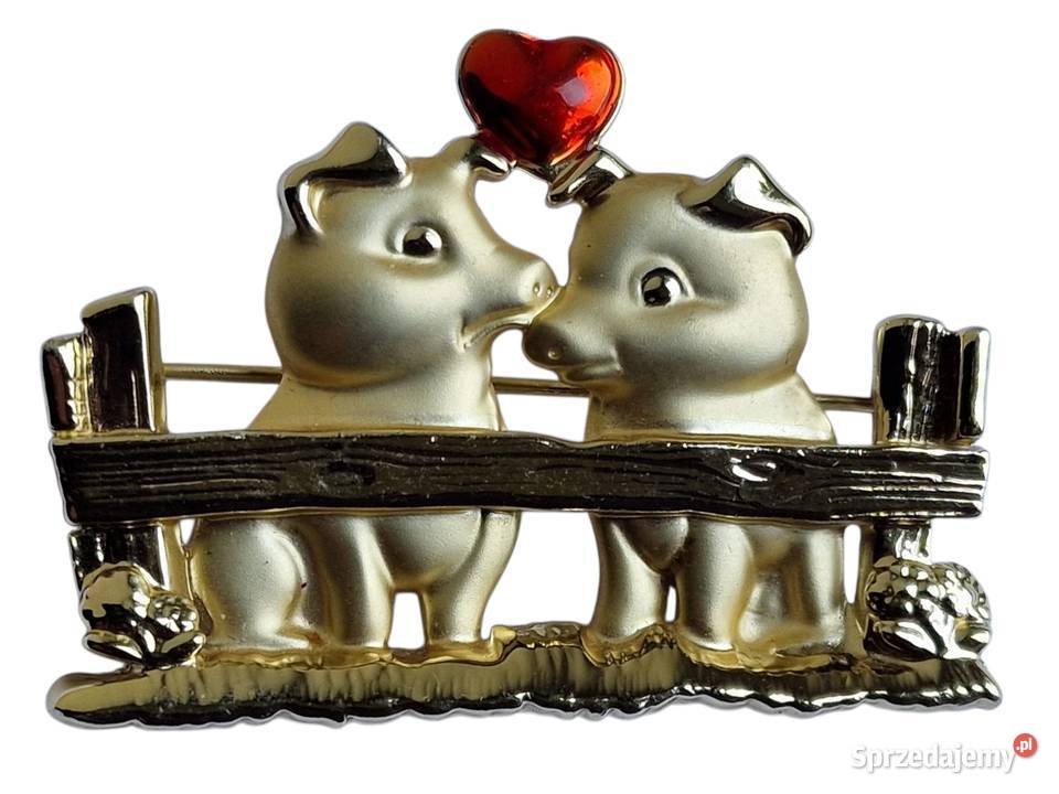 DANECRAFT ARTYSTYCZNA BROSZKA VINTAGE ZAKOCHANE Częstochowa