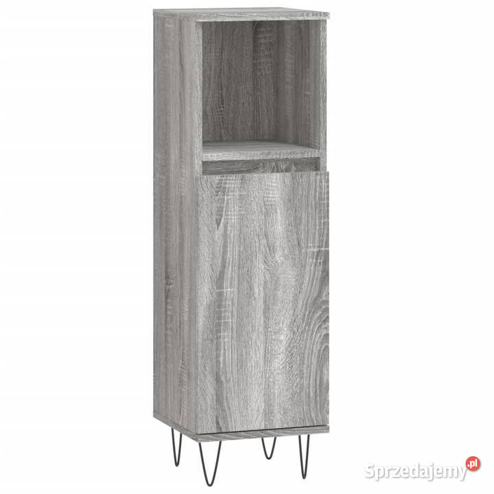 Szafka łazienkowa szary dąb sonoma 30x30x100 Warszawa