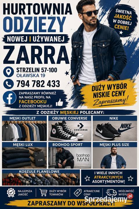 HURTOWNIA ODZIEŻY NOWEJ I UŻYWANEJ Strzelin