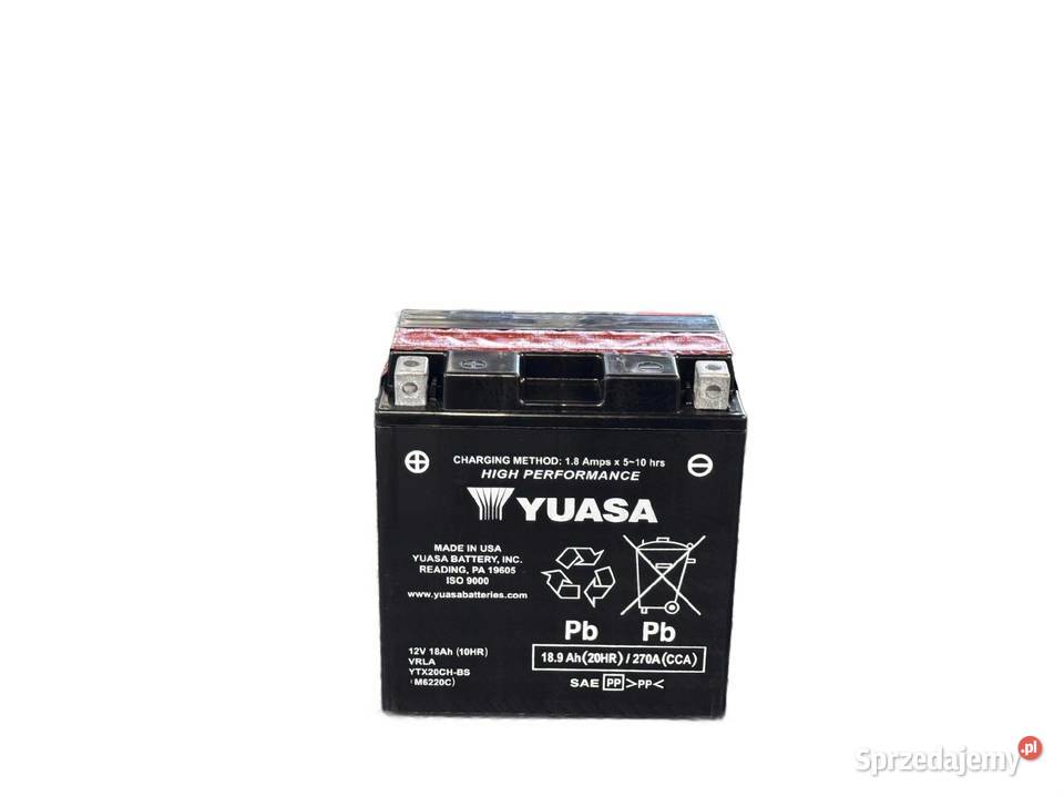 Akumulator YUASA 12V 18Ah 270A L YTX20CHBS dolnośląskie Jelcz-Laskowice