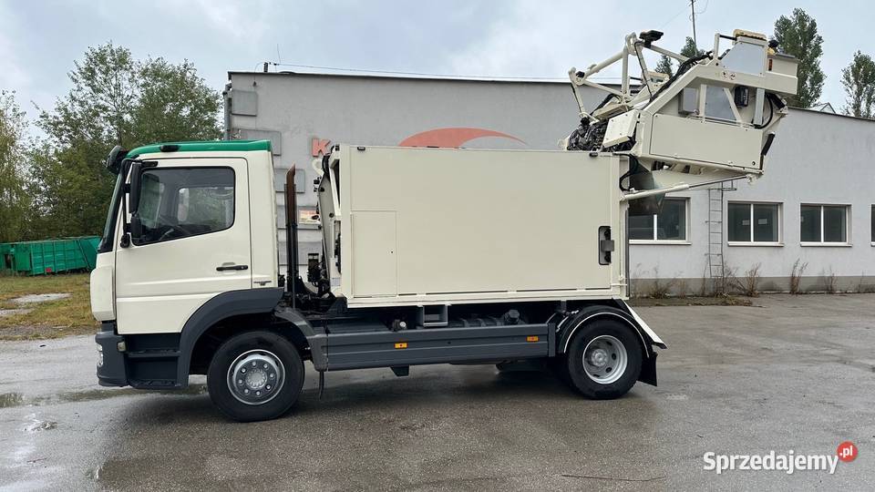 Mercedes Atego śmieciarka z wagą 10m3 EURO 6 271450km Nowiny sprzedam