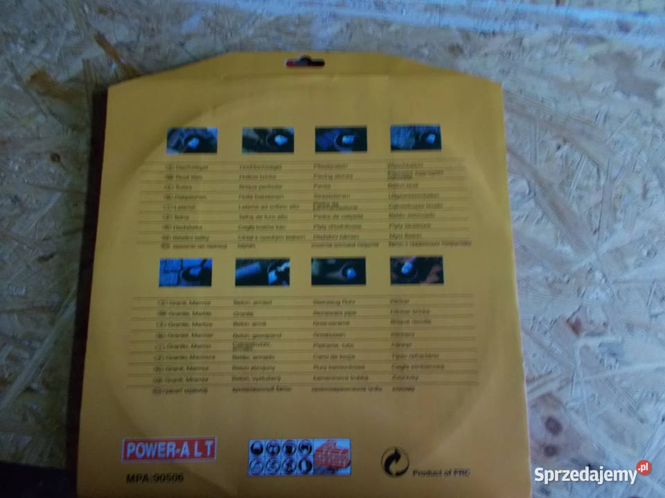 Tarcza diamentowa do cięcia betonu kostki 350 mm Elektryczne sprzedam