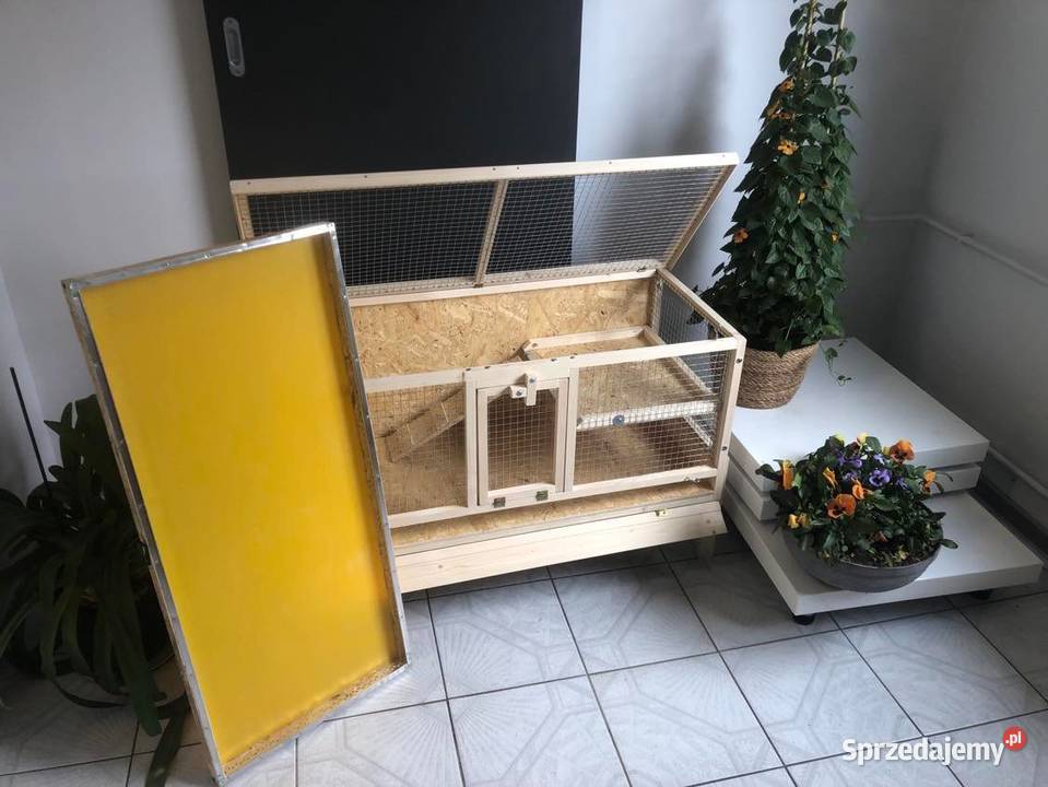 Klatka drewniana zagroda królika świnki morskiej Myszków