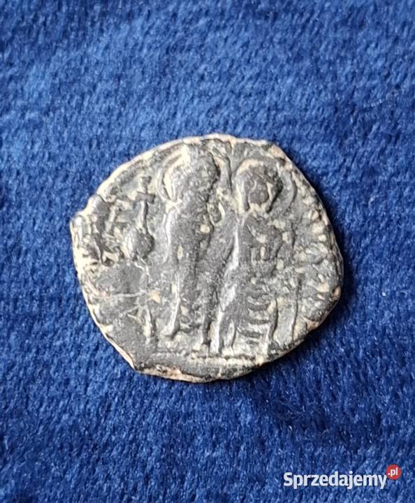 Bizancjum Justyn II i Zofia Pół follisa 565578