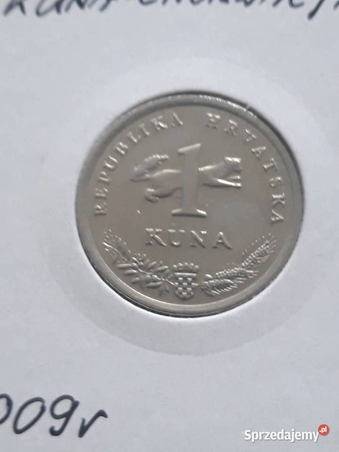 1 Kuna Chorwacja 2009 r Konin