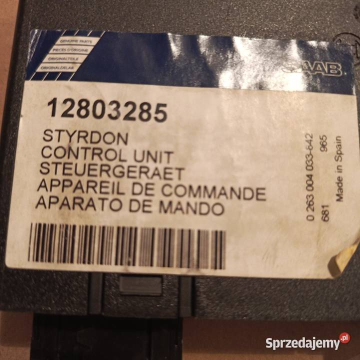 Moduł sterujący parkowania OPELSAABCADILAK Tychy