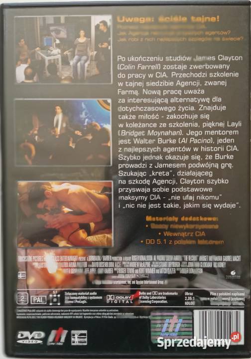Rekrut DVD Al Pacino Colin Farrell Filmy Łódź sprzedam