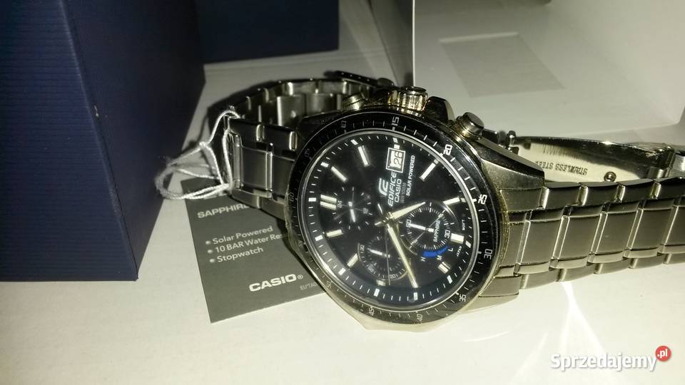 Zegarek męski solarny Casio Edifice chronograf Jaworzno