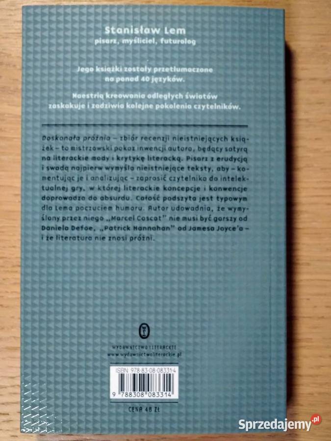 Stanisław Lem Doskonała Próżnia Warszawa