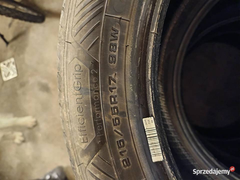 Sprzedam używane opony letnie 2155517 215