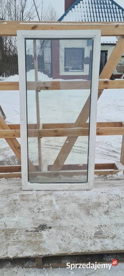 OKNA KacprzaK Witryna 74x150 FIX Używany PCV lubelskie Lublin