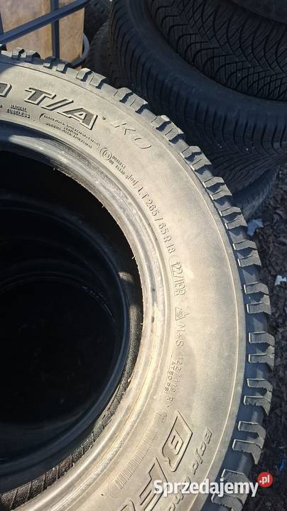 Opony używane wielosezonowe 26560r18 BFGOODRICH