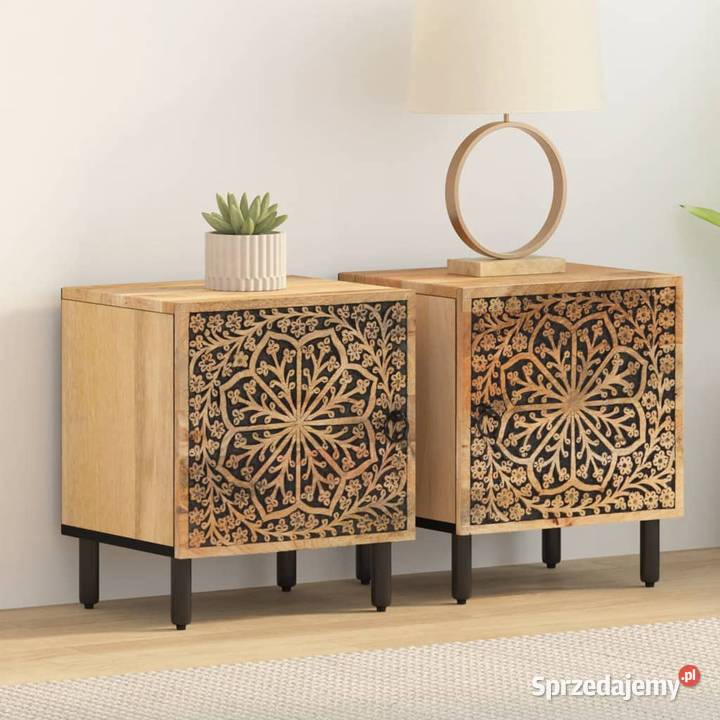 Szafki nocne 2 40x33x46 lite drewno mango358209 Warszawa