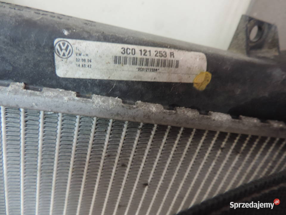 CHŁODNICA WODY VW PASSAT B6 20 TDI 3C0121253R Nowy Sącz