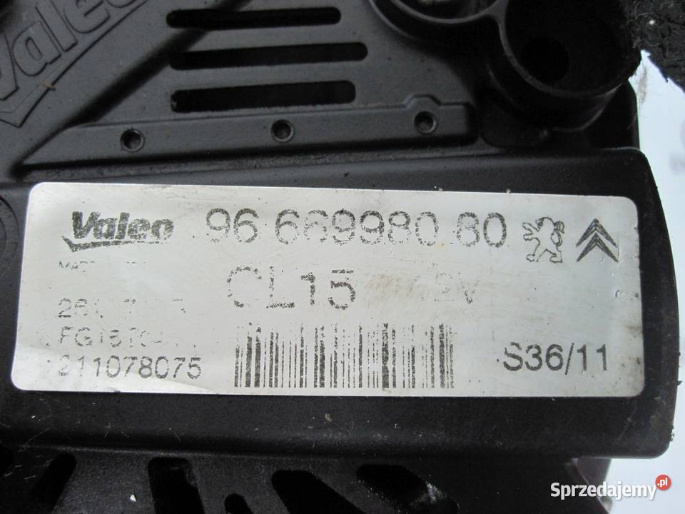 PEUGEOT CITROEN MINI 16 VTI alternator Kielce