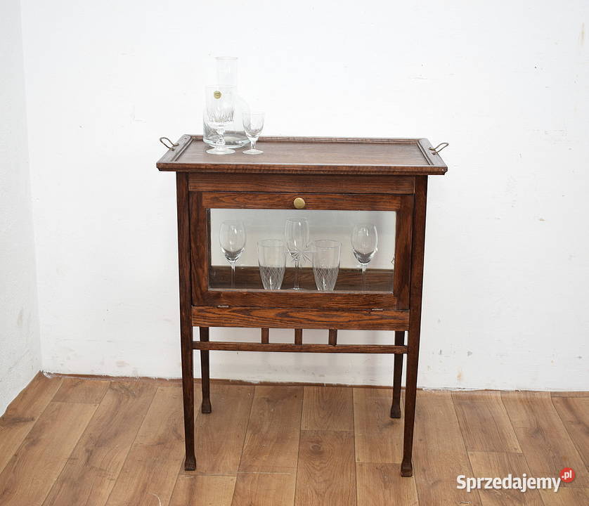 Herbaciarka barek szafka na serwis secesja Świdnica sprzedam