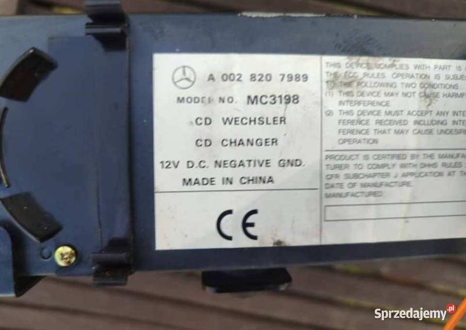 ZMIENIARKA PLYT CD MERCEDES W220 S Aleksandrów Łódzki