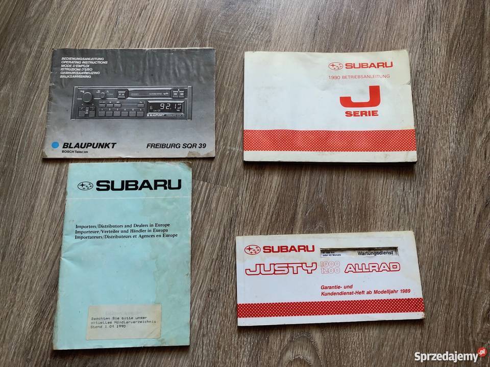 Subaru JUSTY kad1 4x4 10 Oryginał napęd 4x4 Rzeszów